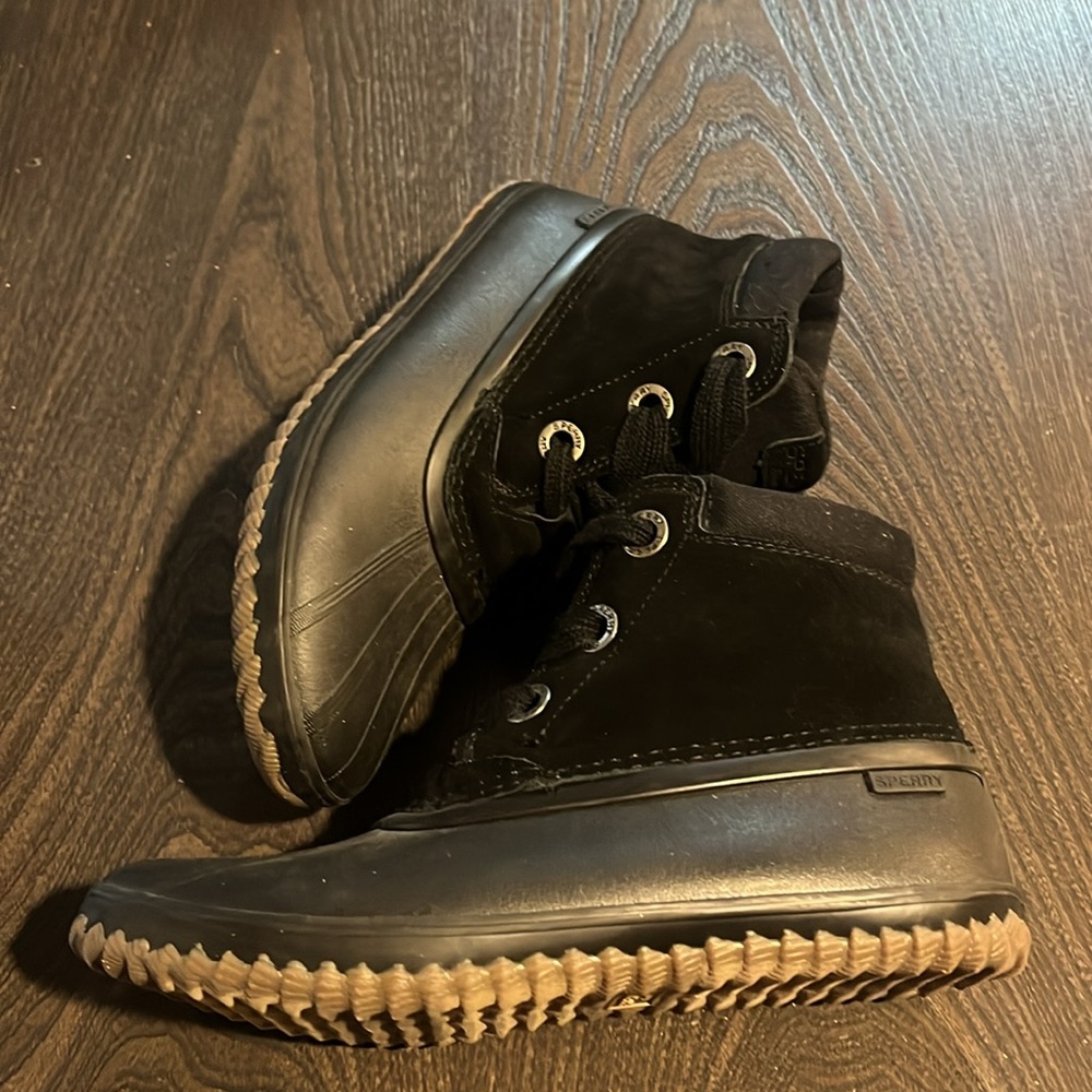 Sperry Top Sider Suede Rubber Duck Boots - Picture 5 of 9